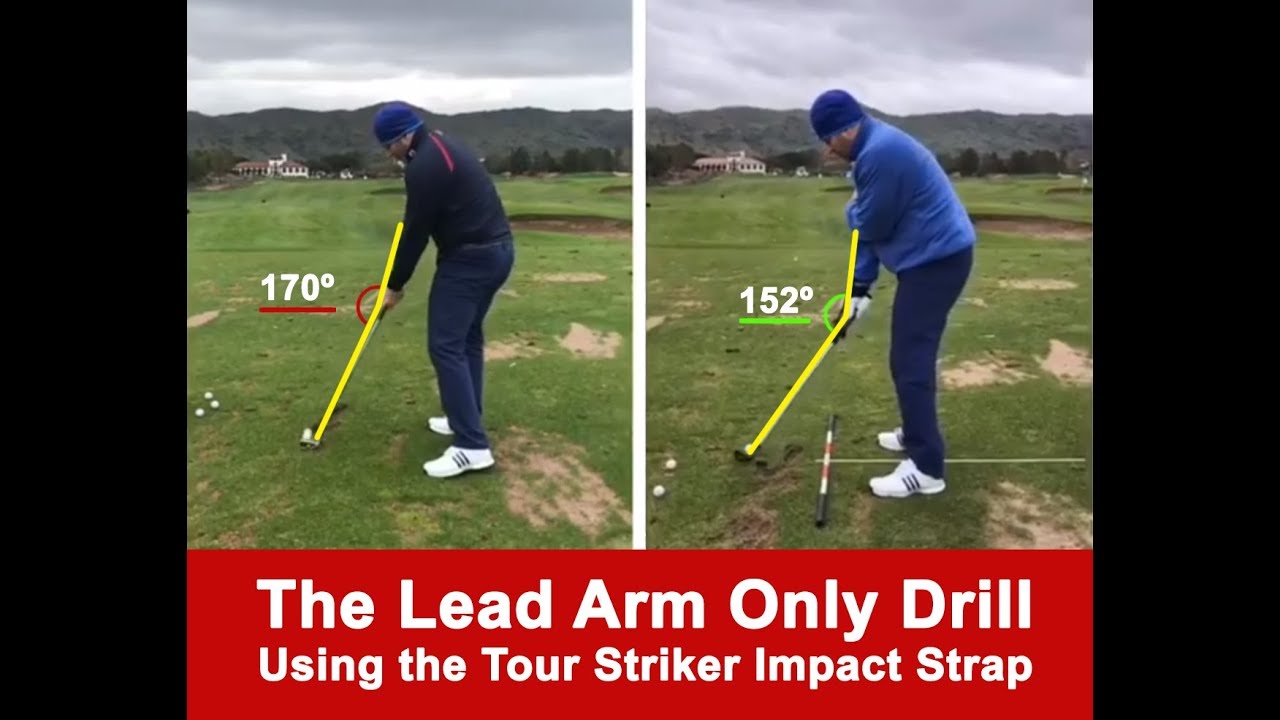 Lead Arm Only Drill with the Tour Striker Impact Strap | Martin Chuck ...