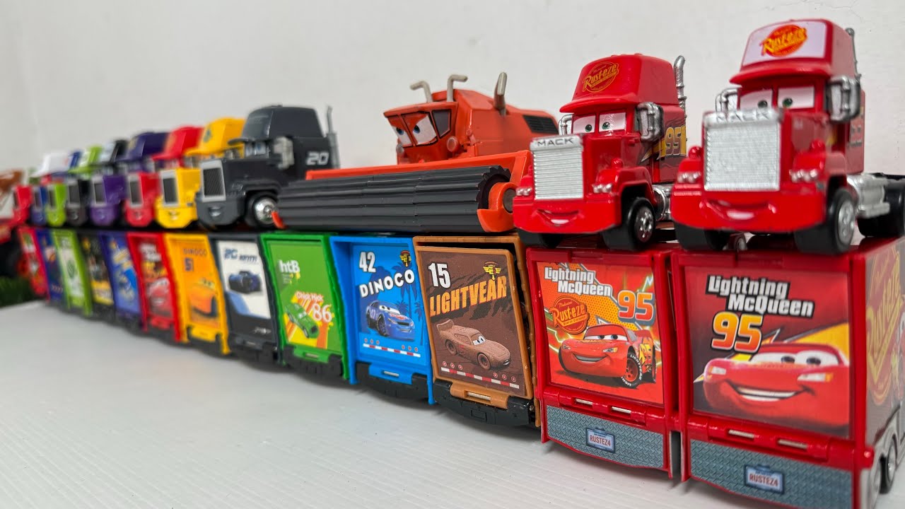 Disney Pixar Cars Unboxing Review | Full Lightning McQueen, Tow Mater, Doc Hudson, Sally, Mack