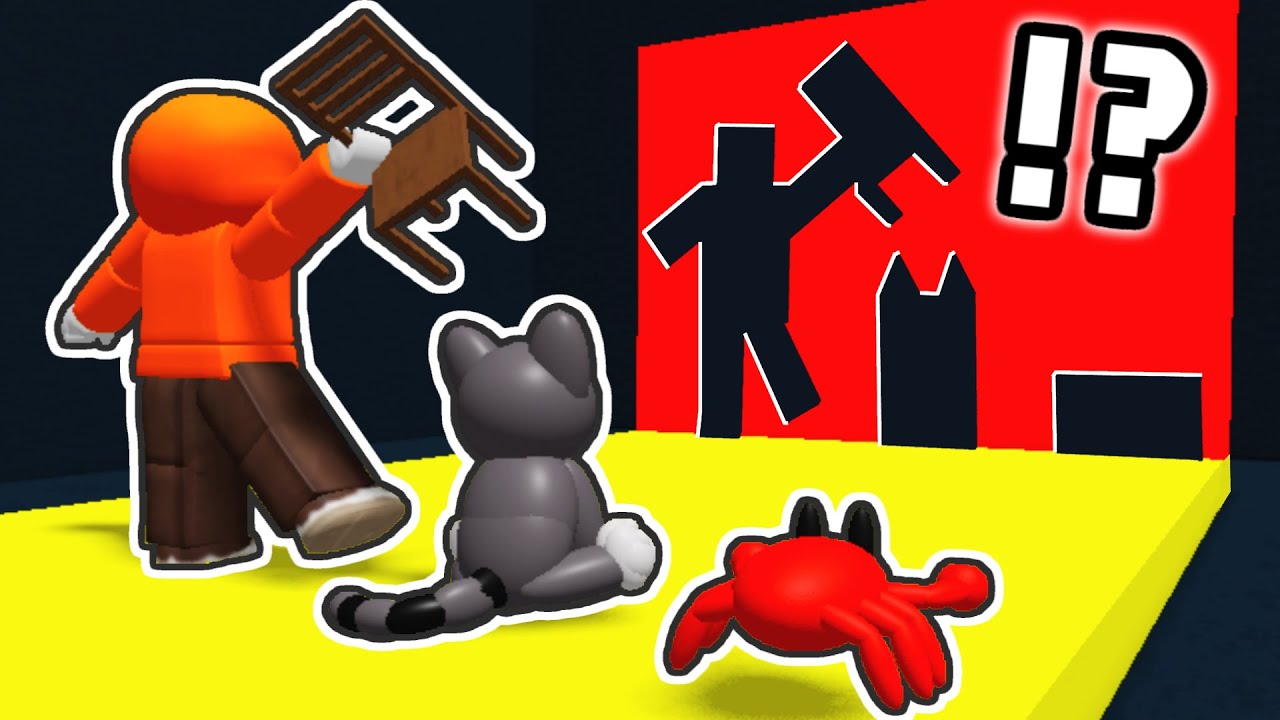 壁の穴を通り抜けよう!!予想以上に難しい!?【ロブロックス】 壁の穴を通り抜けよう!!予想以上に難しい!?【ロブロックス】