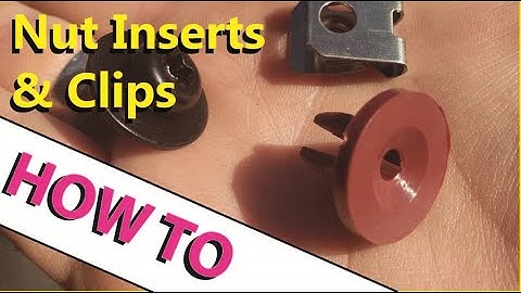 Splash Shield Nut Inserts, Screws, & Clips: HOW TO ESCAPE