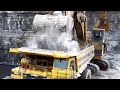 Caterpillar 5230 Loading Blasted Rock