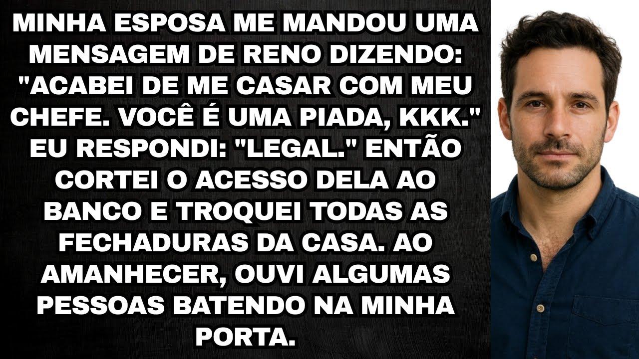Esposa me deixou pelo chefe durante uma viagem a Reno e me chamou de piada, mas quem riria por