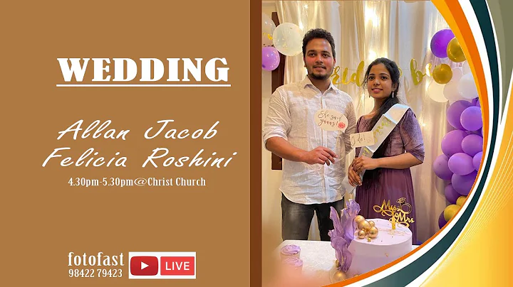 WEDDING | ALLAN JACOB & FELICIA ROSHINI