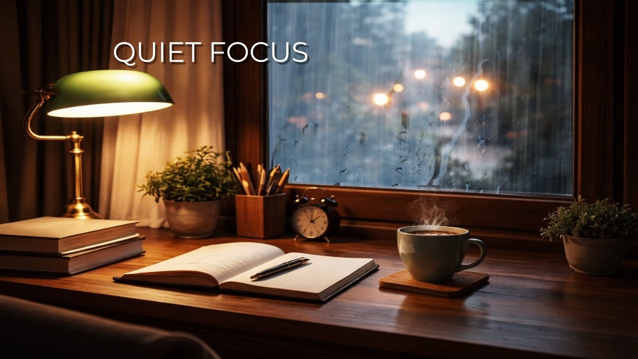 A QUIET PLACE TO FOCUS | 45 Minutes of Study Piano | FELT & FOG