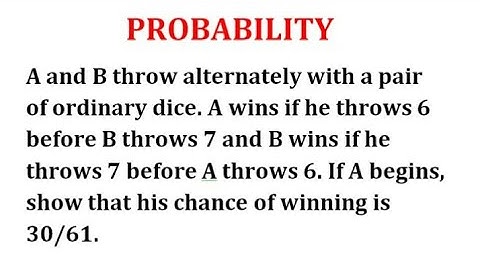 Probability-Problem