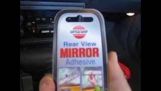 How To Reattach a Rearview Mirror