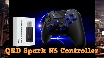 Testing QRD Spark N5 Controller for PS5 and how to connect (Anti stick drift controller) Hall Effect