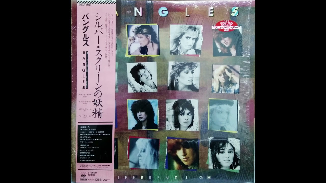 A1 Manic Monday - Bangles – Different Light 1986 Japan Vinyl