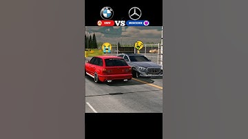 Old BMW vs New Mercedes 🥵 Car Parking Multiplayer #shorts #carparking