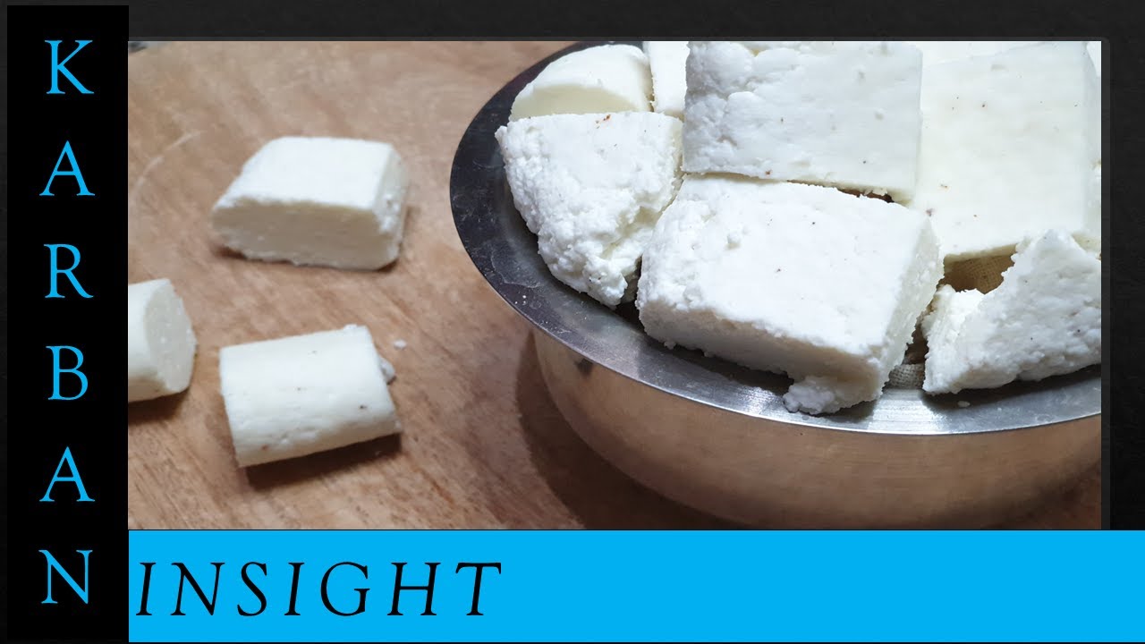 HOME MADE PANEERINDIAN COTTAGE CHEESEWITH 2 INGREDIENTSSOFT AND