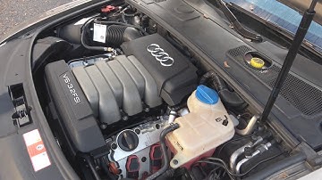 Audi A6 C6 (4FH) 3.2 FSI - Engine and exhaust sound after timing chains replacement (cold start)