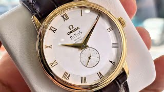 Omega De Ville Prestige 18k Gold 4613.30.02 46133002 / Timewise