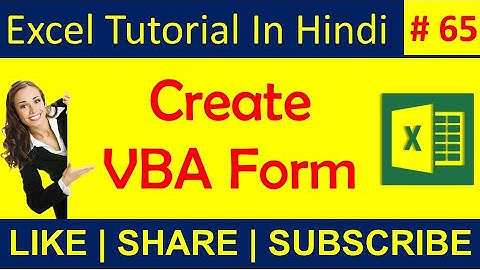 How To Create Order Form in Excel With VBA