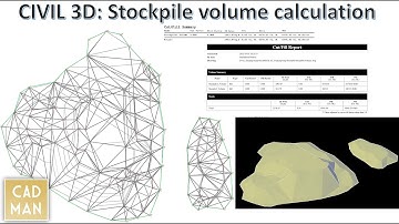 Civil 3D: Stockpile Volume Calculation