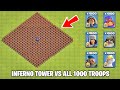 Super Amazing Inferno Base Attack On COC | New Troops VS INFERNO BASE