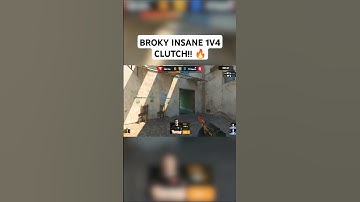 BROKY INSANE 1V4 CLUTCH!! 🔥