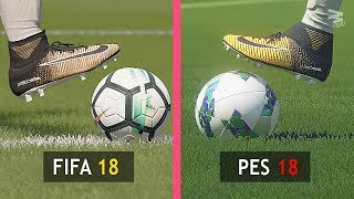 FIFA 18 Vs PES 18: Graphics Comparison
