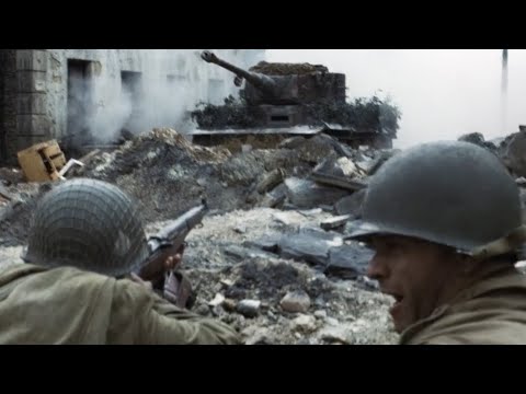 Saving Private Ryan (12/14) - The Town Battle Begins