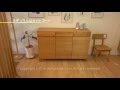 【デザイン家具.com】アルダーのナチュラルリビングキャビネット