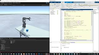 Matlab and unity simulator for Faze4 robot