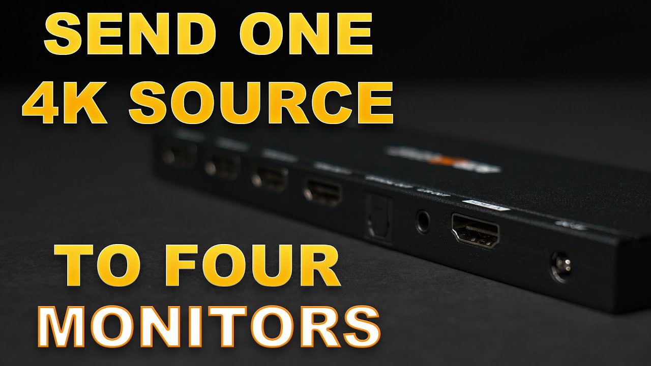 Easily Split One HDMI Source Into Four With The BG-DA-1X4AS