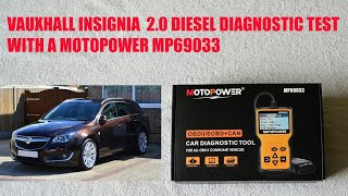 MOTOPOWER MP69033 ENGINE FAULT CODE READER : Vauxhall Insignia fault code P229F.