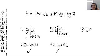 Divisibility by 7 rule - Is a number divisible by 7? / Teacher resources video