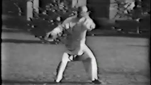 Dong Yingjie Tung Ying chieh performs the complete Yang Style tai chi set taught by Yang Cheng Fu 36