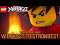 Ranking the Ninjago Ninja: Weakest to Strongest