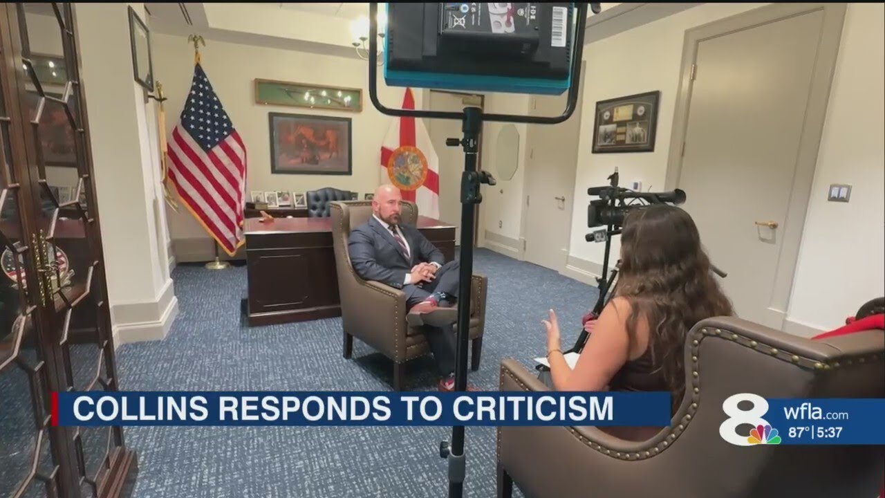 Lt. Gov. Jay Collins responds to criticism and outlines plans