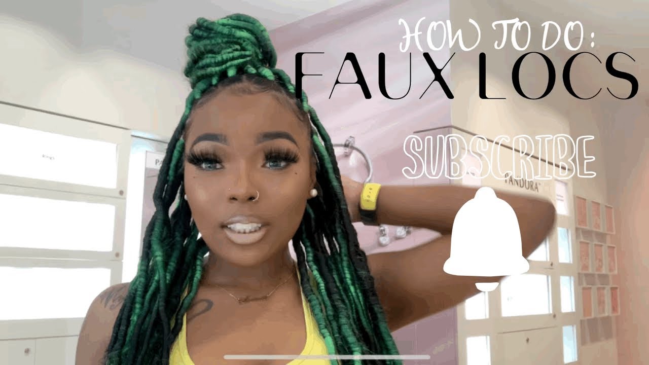 How I Did My Own Faux Locs w/ Braiding Hair💁🏽‍♀️ - YouTube