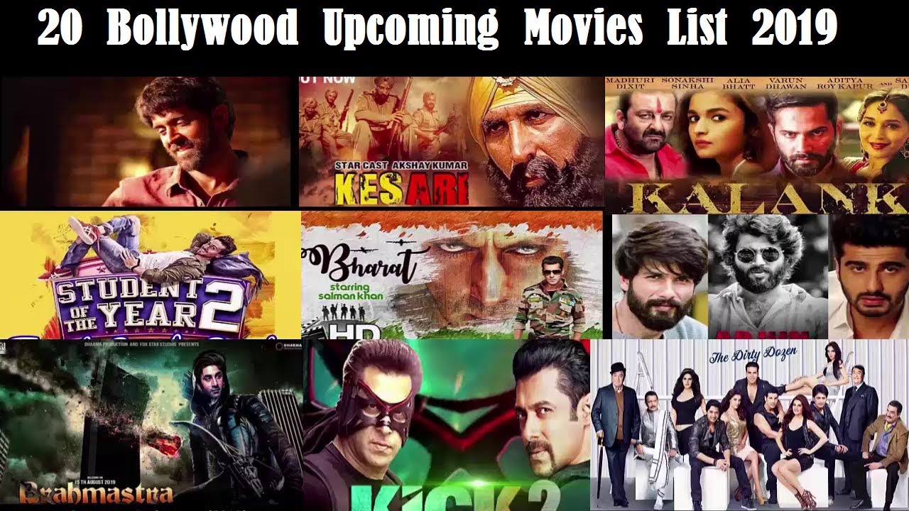 #TOP 20 Bollywood Upcoming Movies List 2019, 2020 with ...