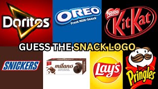 Guess The Snack Logo in 1 Second! | 100 Famous Logos | Logo Quiz😍😍👍