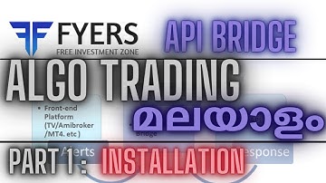Fyers API Bridge Installation :- Malayalam Explanation
