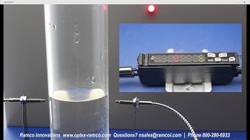 Fiber Optic Amplifier for Detection of Water Based Liquids