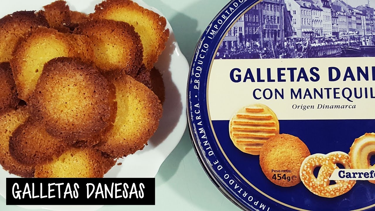 PASTAS DANESAS  Galletas de mantequilla danesas 