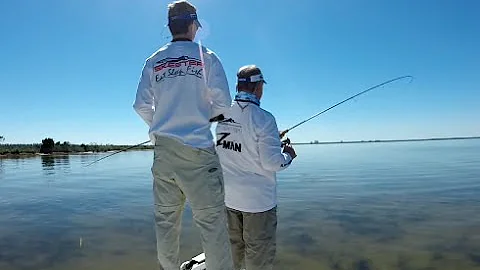 Sight fishing Redfish with Mark and Michael Cowart