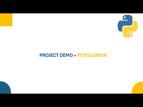 Project Demo (Python) - PyTellurion