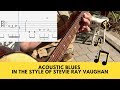 SRV Style Acoustic Blues Guitar Etudé