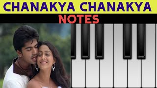 Chanakya Chanakya ( Ee Roje Thelisindi ) | Dum Movie | Simbu | Chakri | ** NOTES ** | Piano Cover