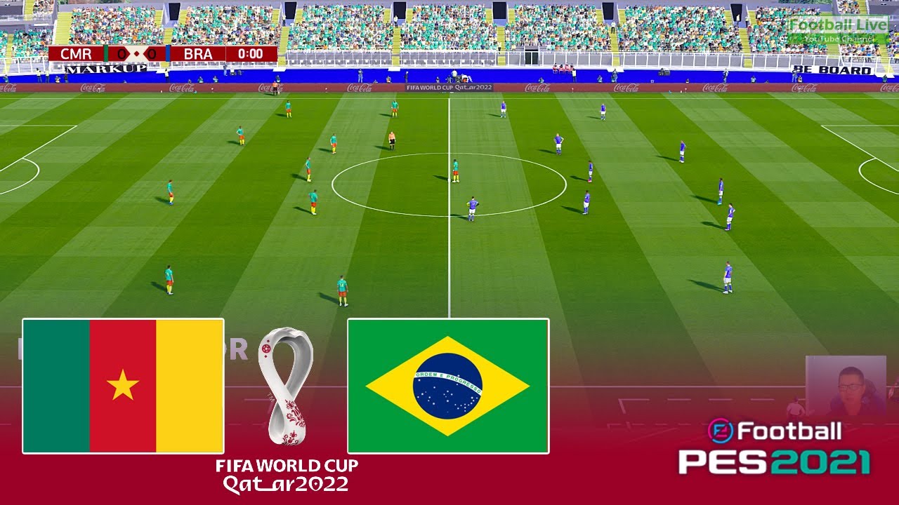 Cameroon vs Brazil FIFA World Cup Qatar 2022 Watch Along and eFootball21 Gameplay