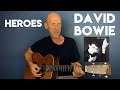 Heroes - David Bowie - Guitar lesson by Joe Murphy