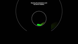 Ball bouncing simulation #adhd #music #code #space #python #physics #simulations #memes #science