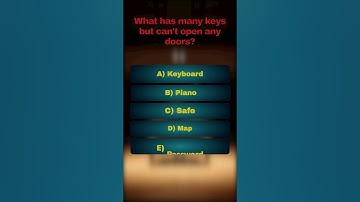 What has many keys but can
