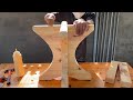 Ideas To Make Use Of Useful Scraps Of Wood // How To Build A Cute Set Of Tables And Chairs