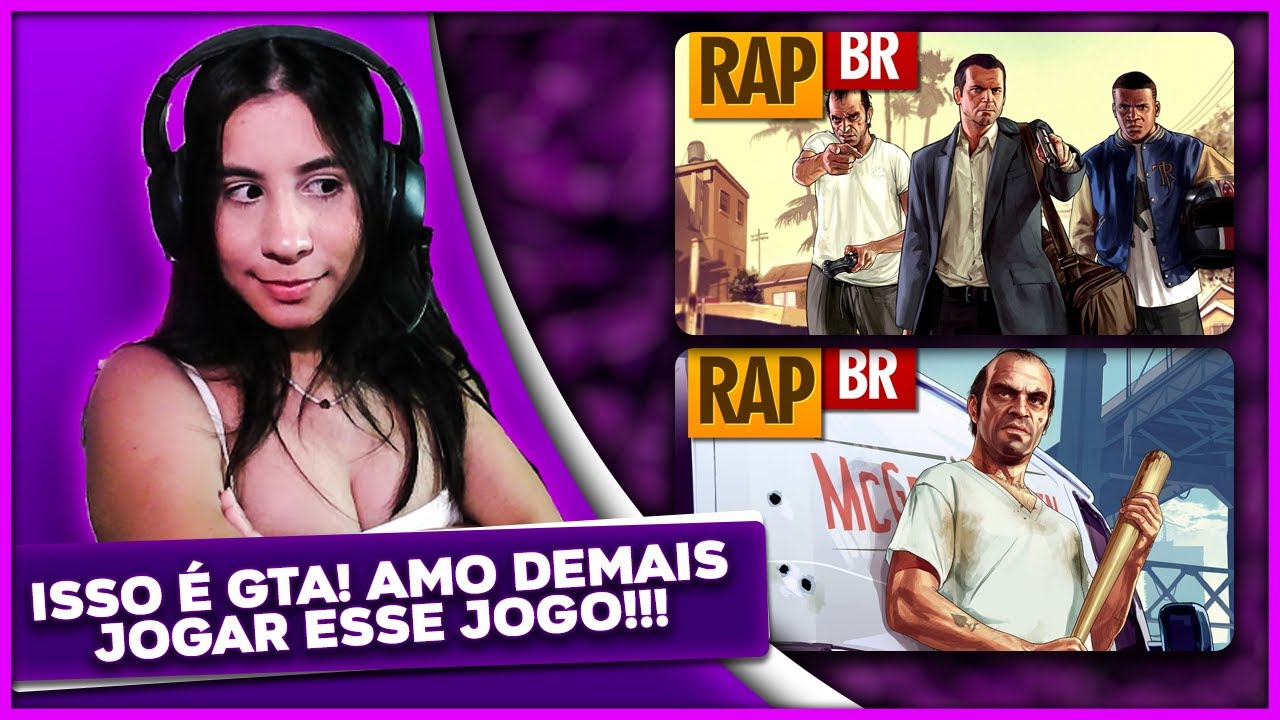 REACT - TAUZ - RAP DO GTA V (HISTÓRIA) E RAP DO GTA V!!!