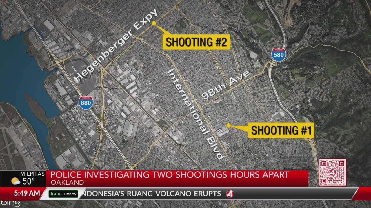 2 people shot in separate shootings in Oakland, OPD investigates - YouTube