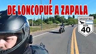 LONCOPUE A ZAPALA VIAJANDO EN MOTO POR NEUQUEN otro tramo de la 40 #motovlog #motorcycle #travel