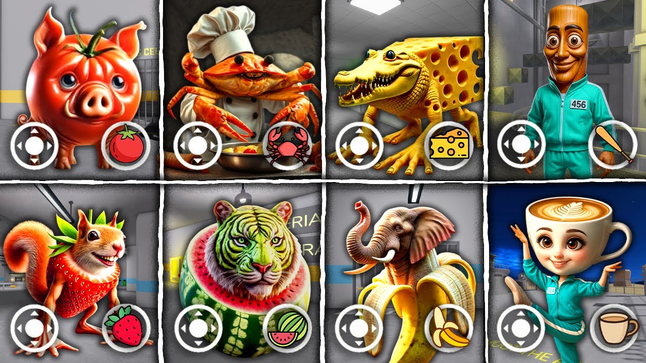 What if I BECOME NEW BRAINROT: CHEF CABRACADABRA, TIGRRULLINI WATERMELLINI,.. in BARRY’S PRISON RUN!