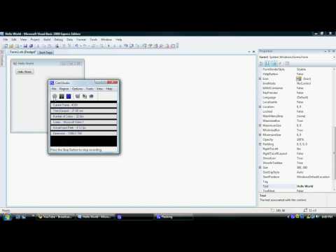 Hello World - VB 2008 Tut
